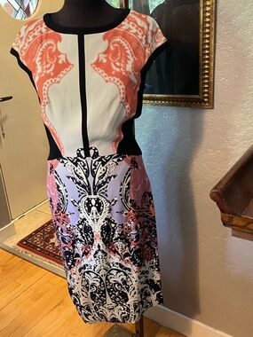 Etro Black Satin Lined Garment with Gold Label